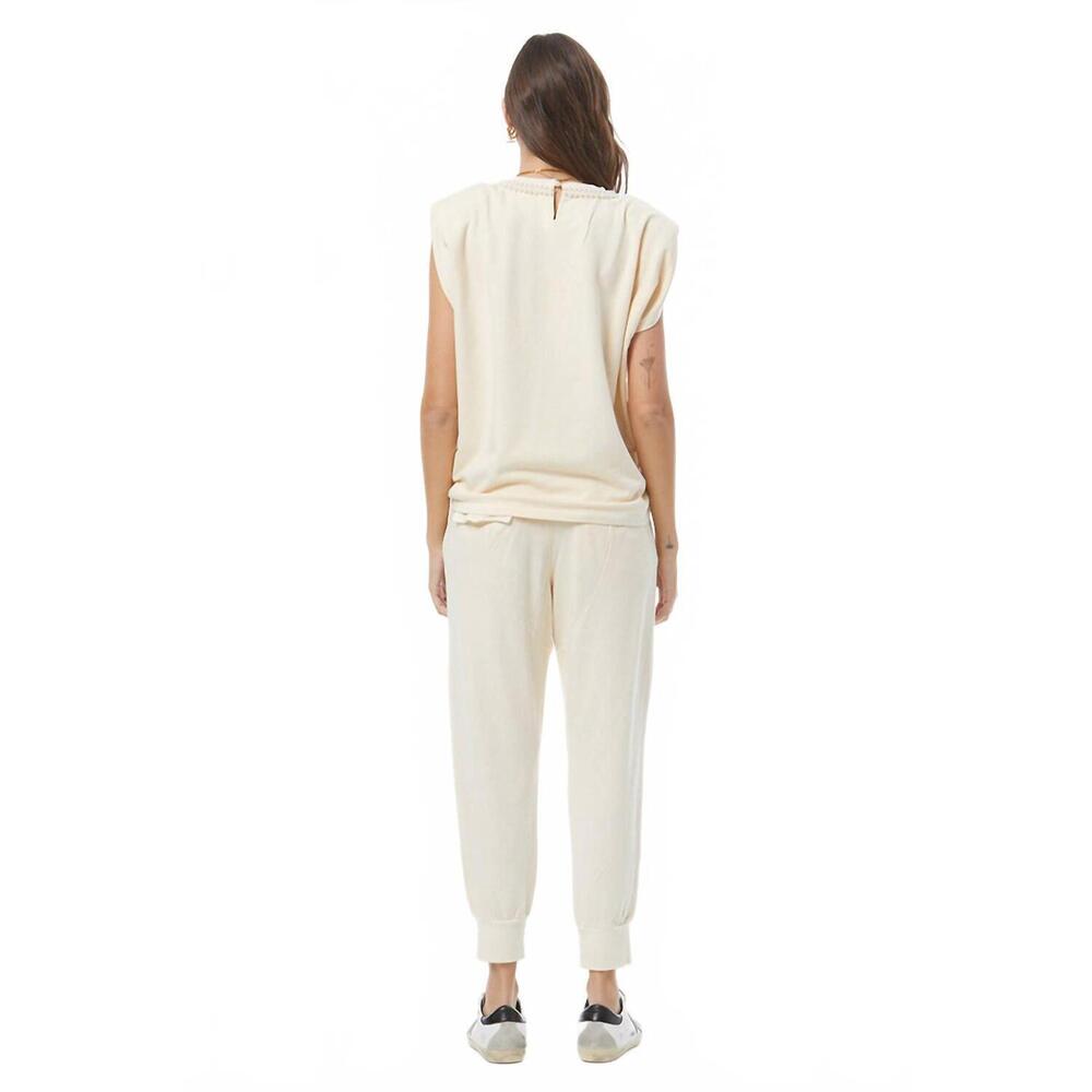 NEW YOUNG FABULOUS & BROKE pearla top in vanilla - Picture 4 of 4
